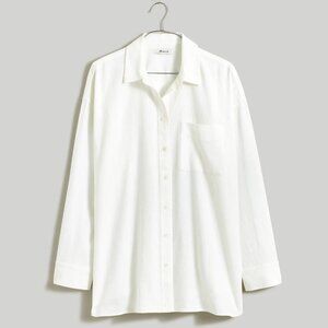 Madewell The Linen-Blend Oversized Shirt